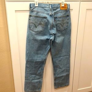 Levis 505 high waisted jeans w34 regular fit